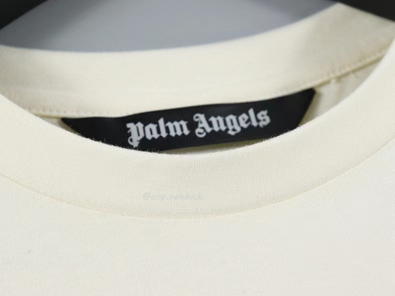 Palm Angels Graffiti Flame T Shirt Shorts Black White (8) - newkick.vip